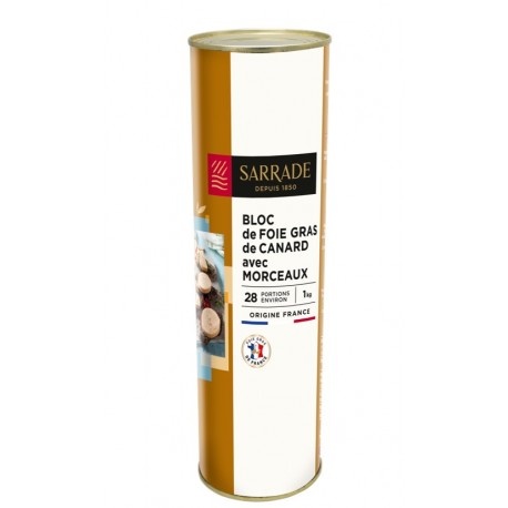 FOIE PATO BLOC 30% TROZOS